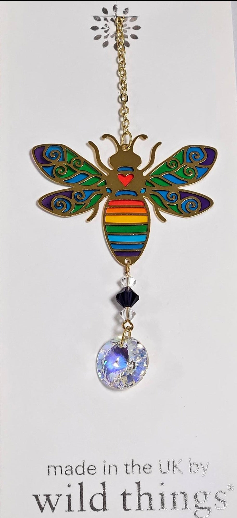 Small Hanging Crystal Dreams - Rainbow
