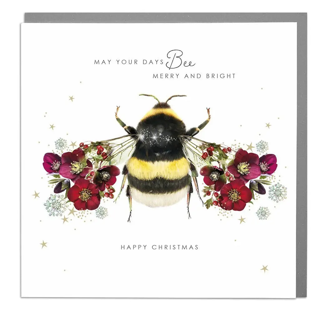 Bumble Bee Christmas Card