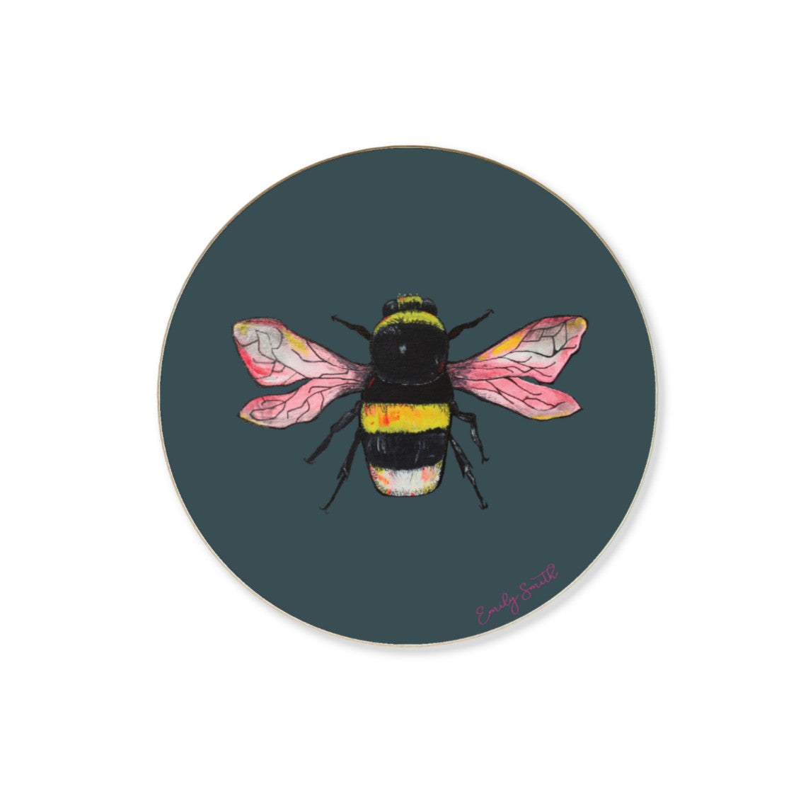 Bella Bee  Round Coaster