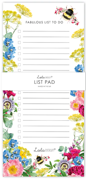 Bee Magnetic To Do/Shopping List Pad