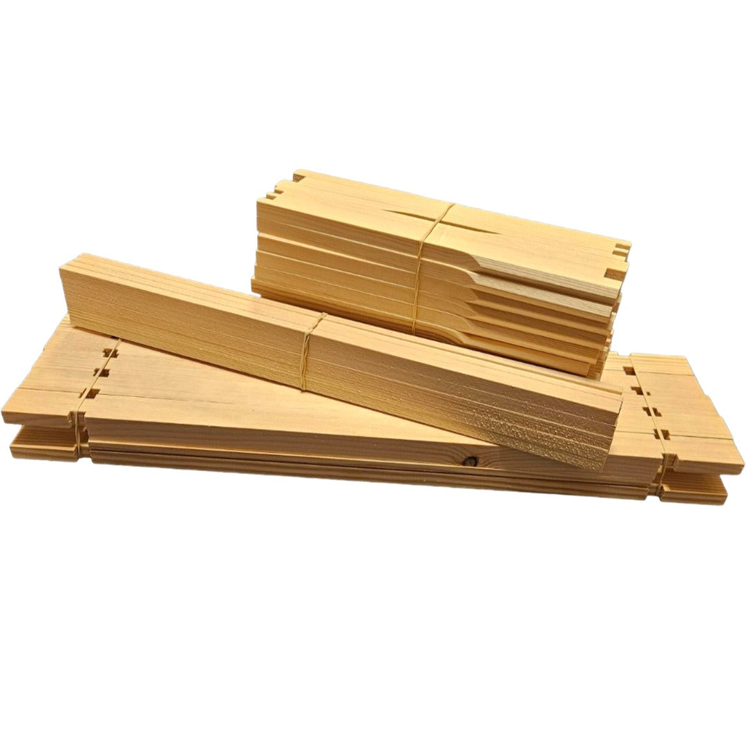 Brood Hoffman Frames with Seconds Top Bars - 10 DN4 Flat Pack