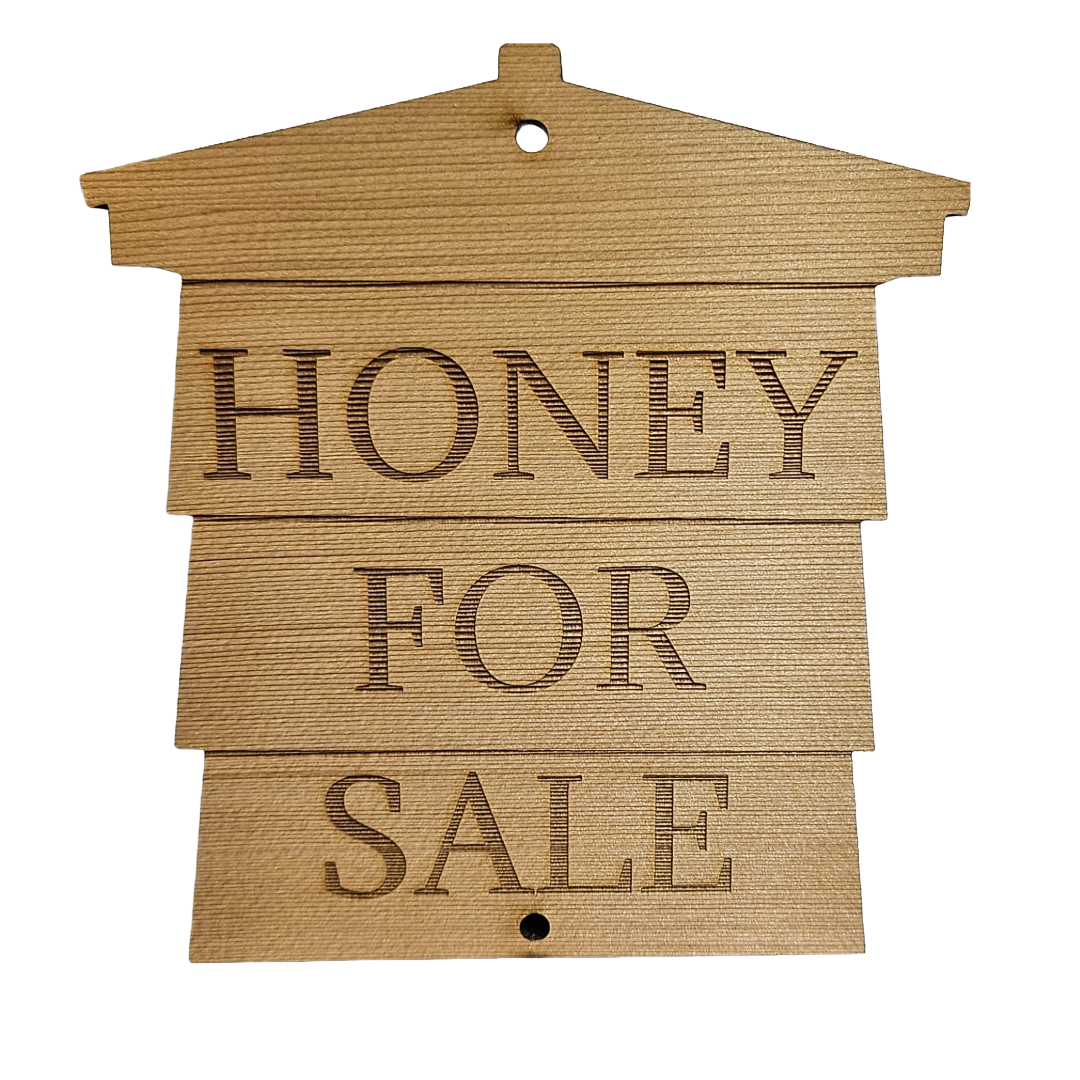 Cedar Honey For Sale Sign