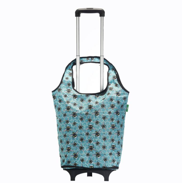 Foldable Trolley & Bag - Bumble Bees
