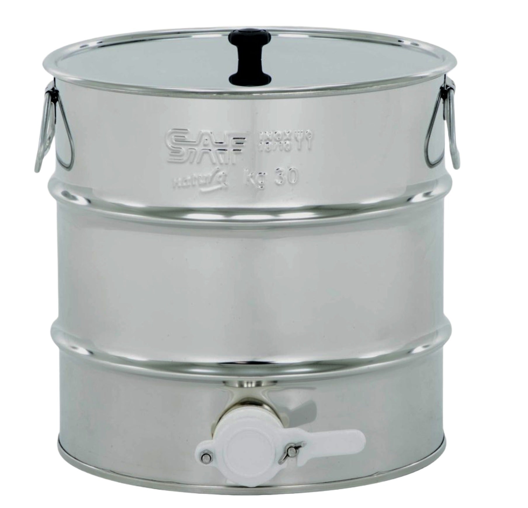 Stainless steel settling tank 30 kg with Handles