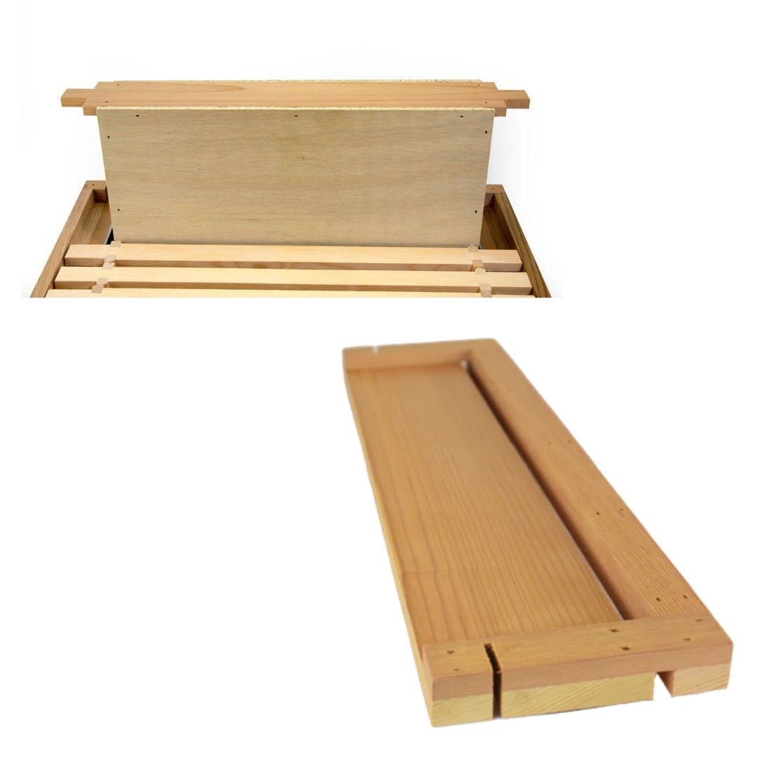 Two Frame Spacer AND Wasp Entrance Block