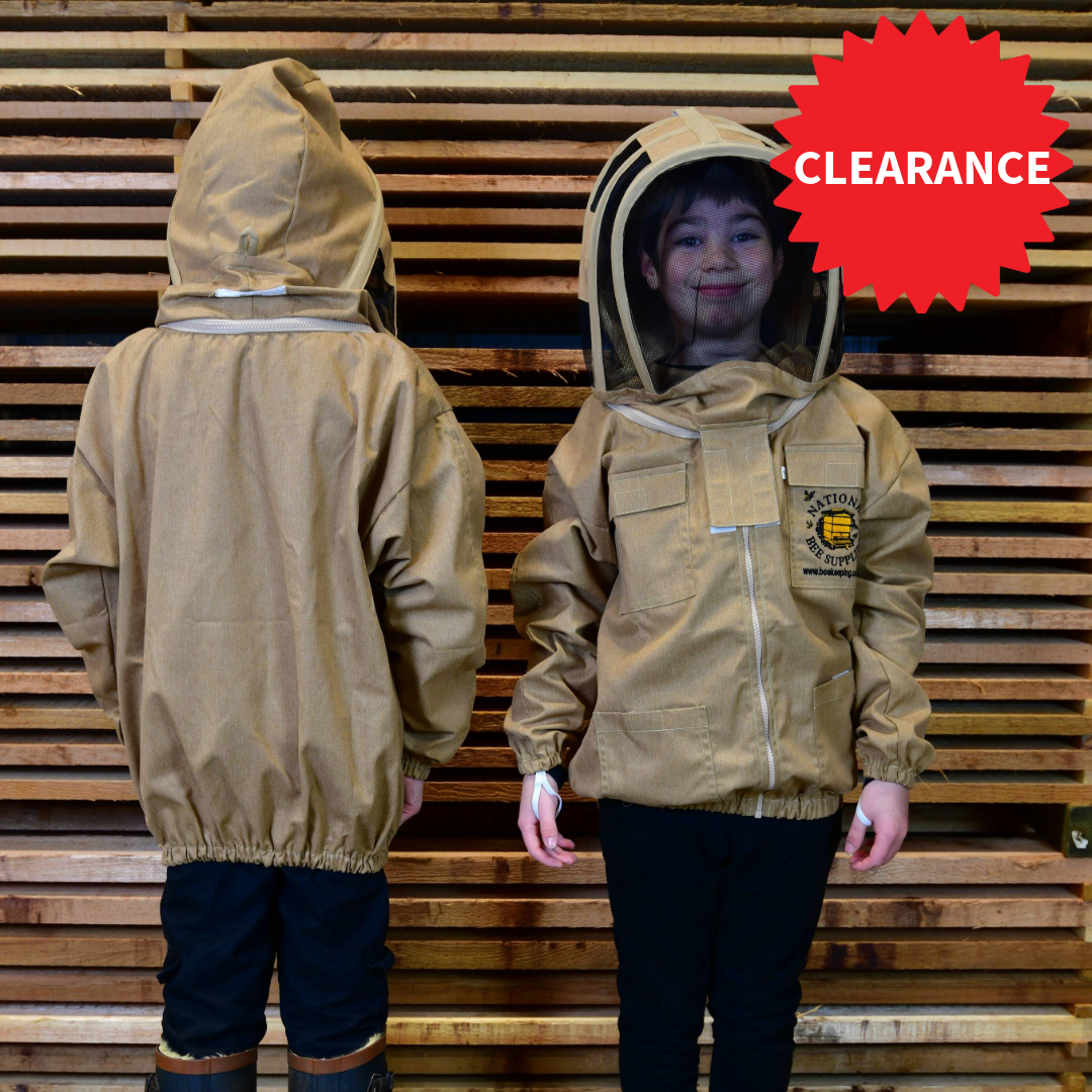 Childrens Jacket with Fencing Hood Beige