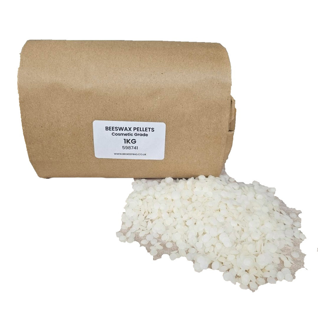 White Beeswax pellets cosmetic grade (1KG)
