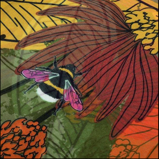 Busy Bee Scarf - Made from Recycled Bottles