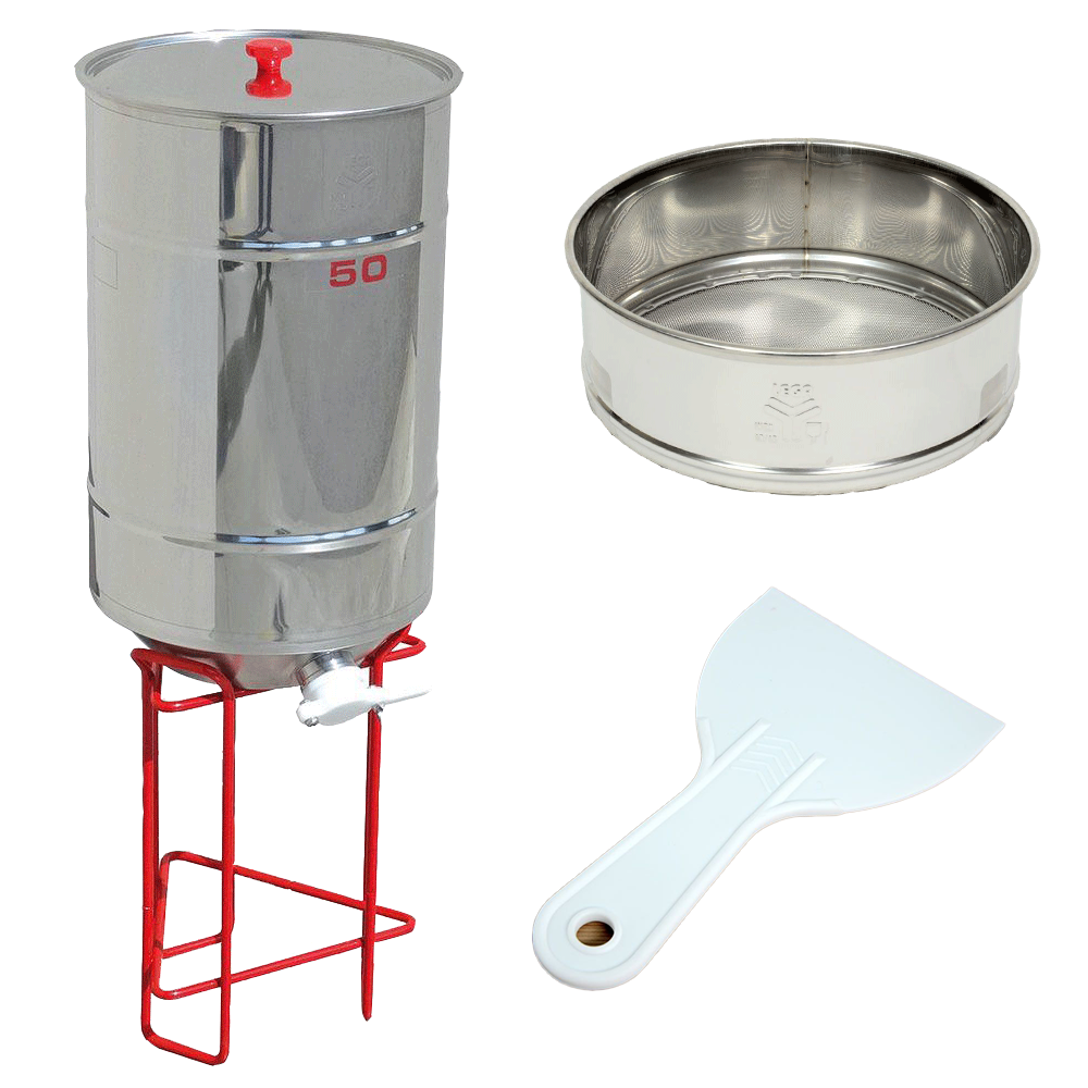 50kg Tank with Stand, Filter & FREE Scraper