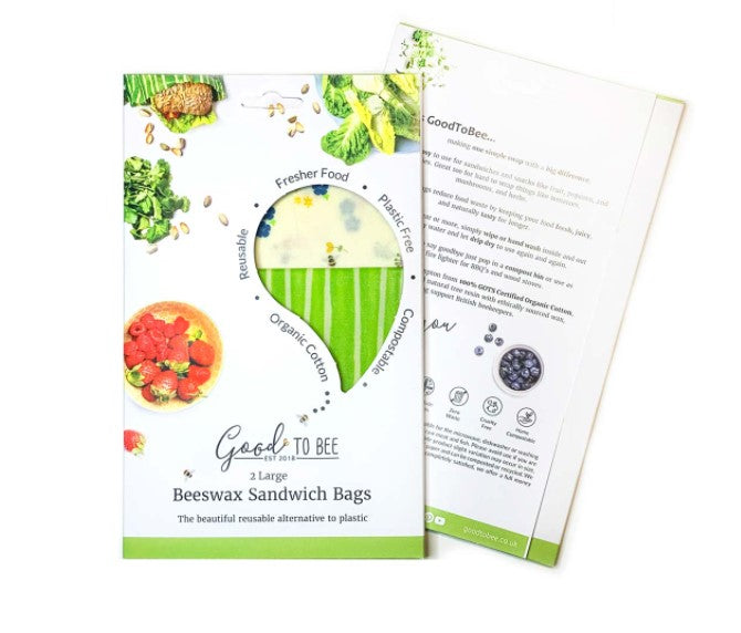 Beeswax Sandwich Bags - Set of Two