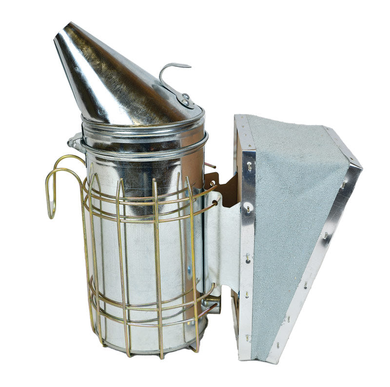 Galvanised Smoker Large Economy with Guard 7.5" x 4''