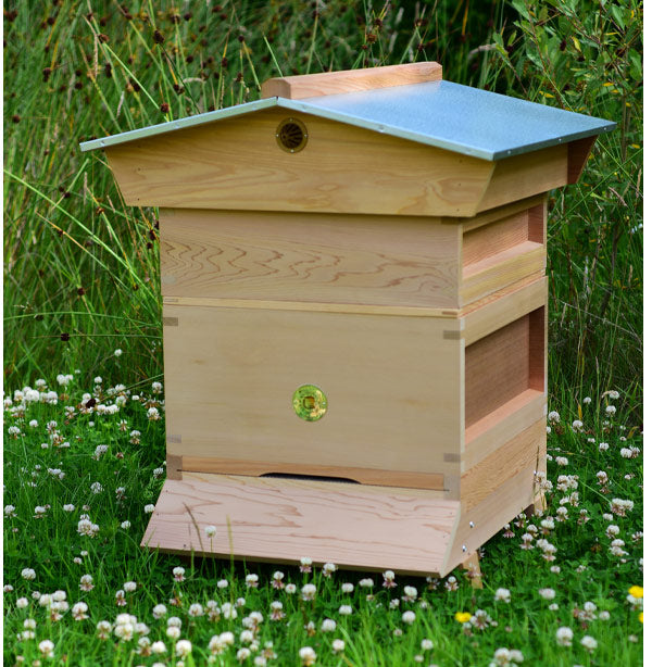 National Complete Hive With Gabled Roof - 1x Super