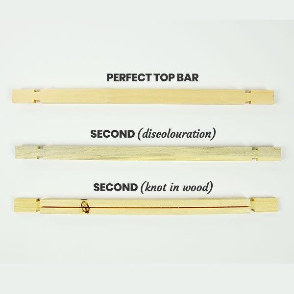 Brood Hoffman Frames with Seconds Top Bars - 100 DN4 Flat Pack