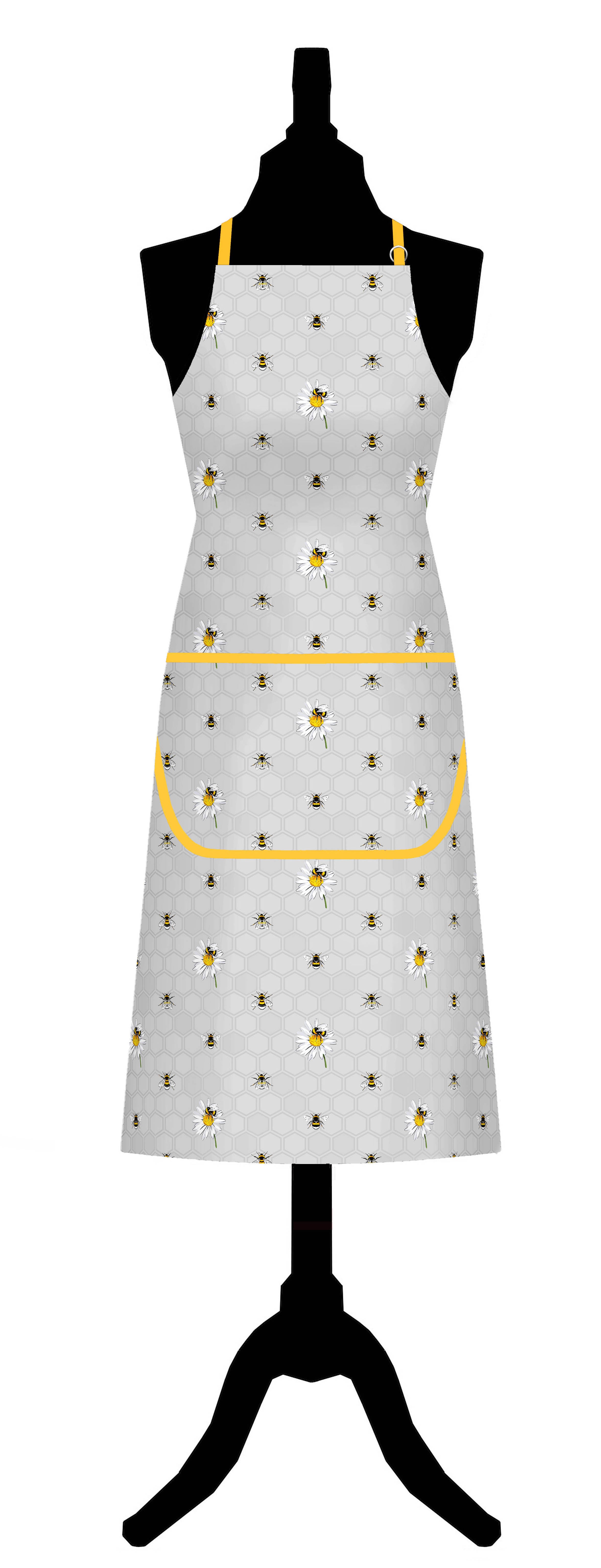 Bee Happy Cotton Apron