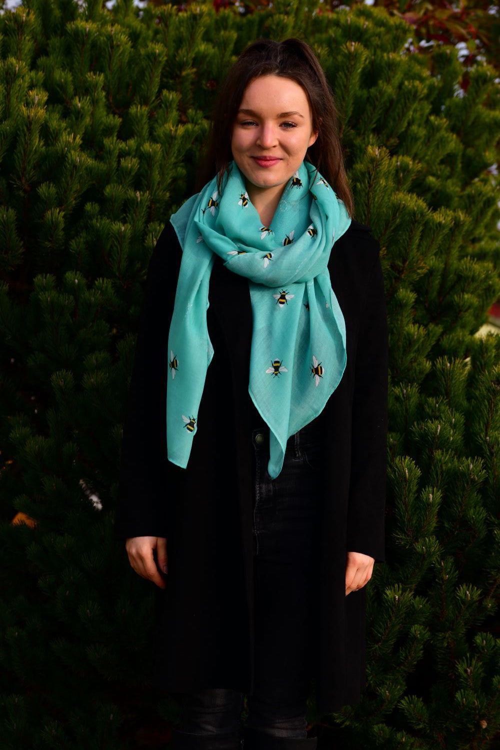 Bumble Bee Scarf from Recycled Bottles