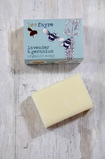 Organic Soap 100g - Lavender & Geranium