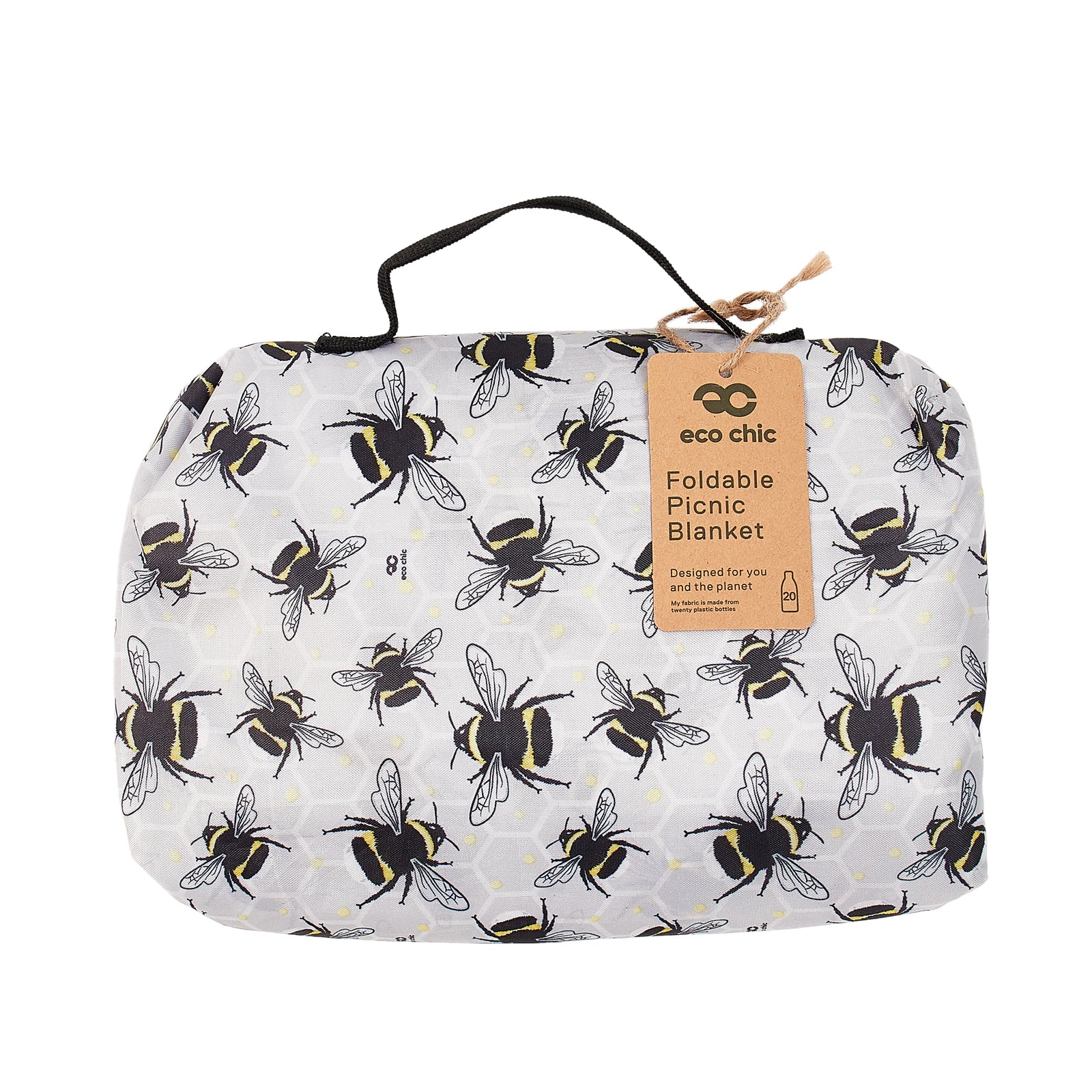 Foldable Grey Picnic Blanket