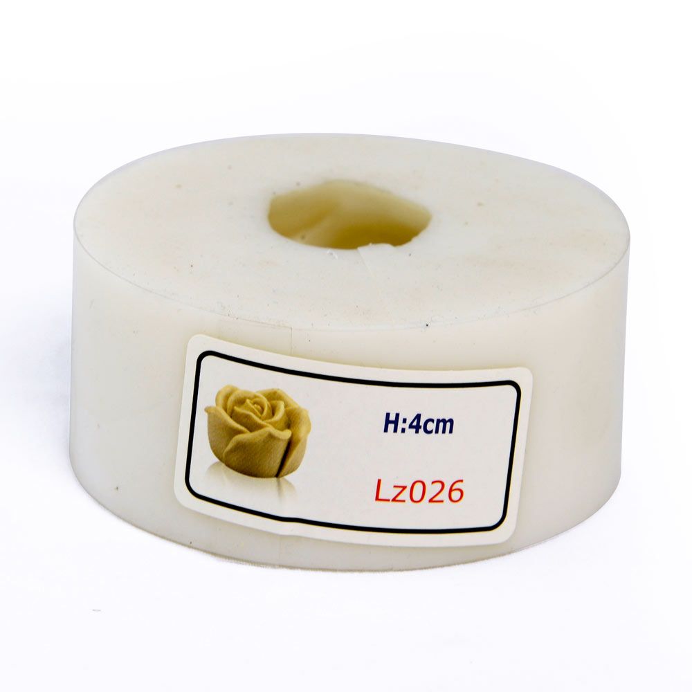 Candle Mould kit 4cm Rose - 1" wick