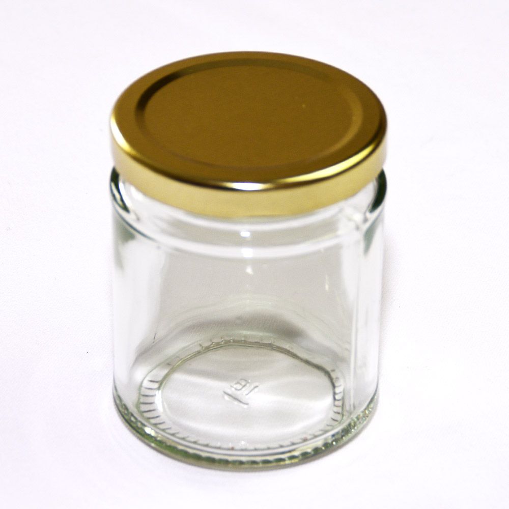 72 Round Jars with Lids - 227g