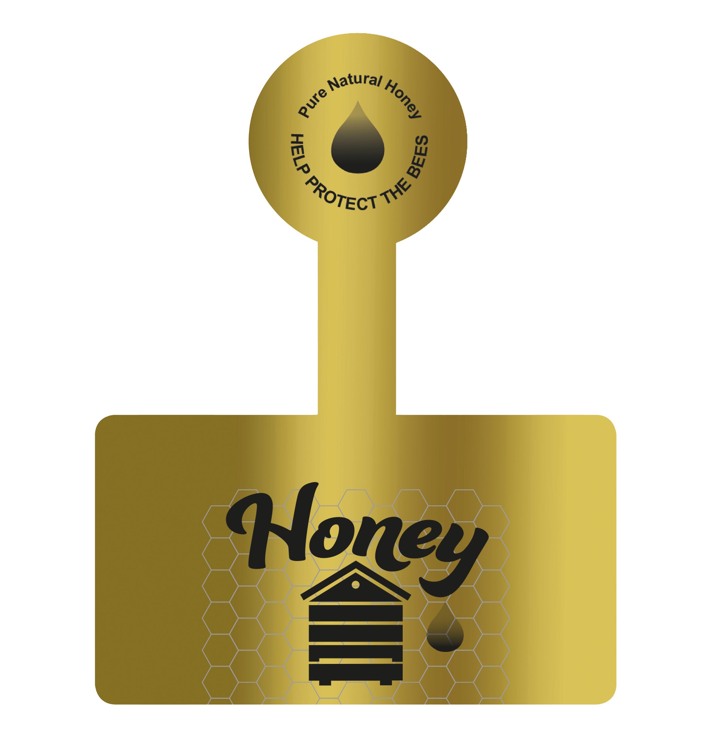 Gold Hive Anti Tamper Label (100)