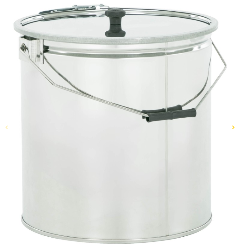 Stainless Steel 30kg tank with handle and clamping Ring