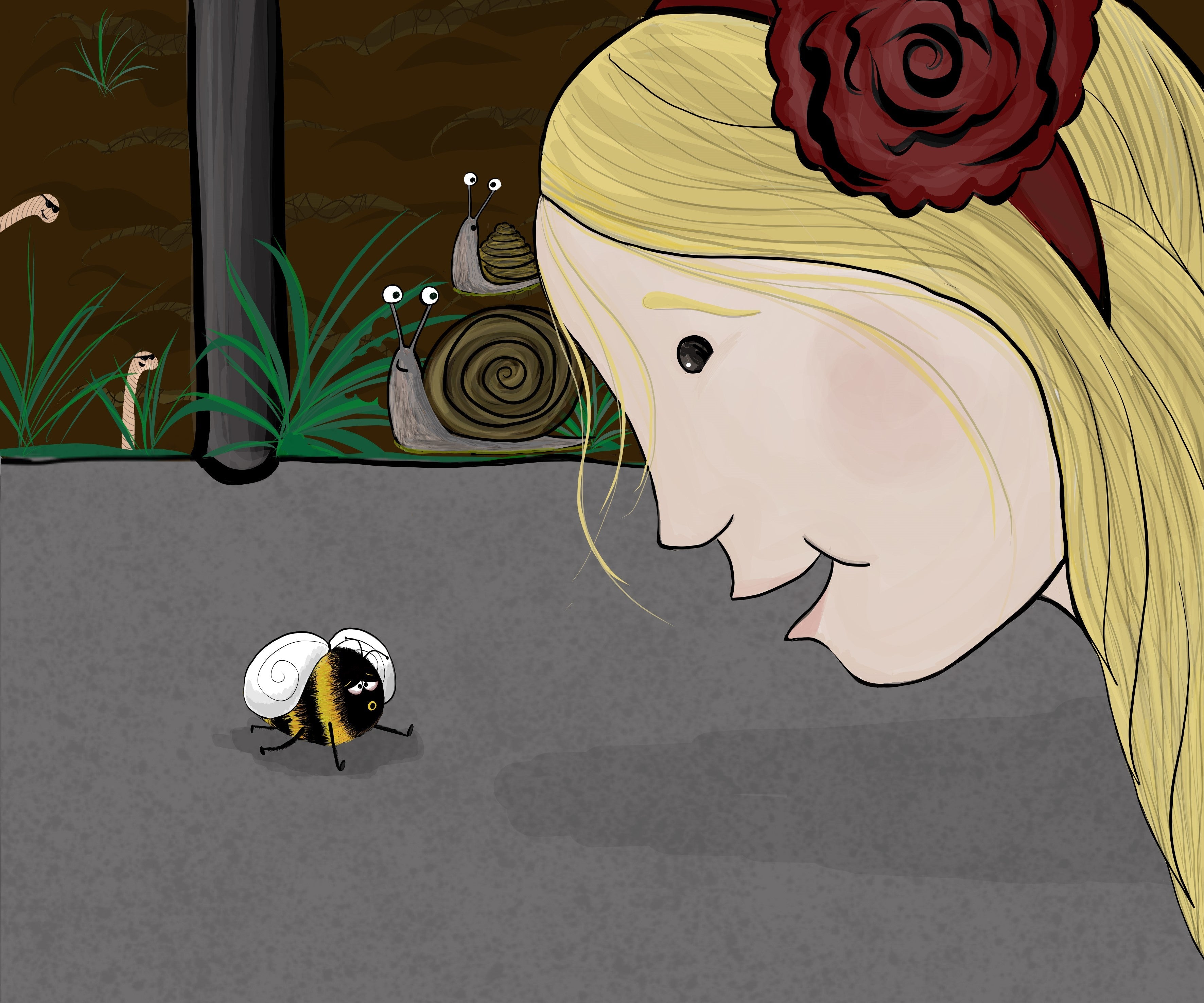 Bettie the Bee Book + Bettie Finger Puppet