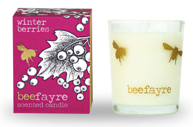 Small Candle - Bee Merry Winter Berry