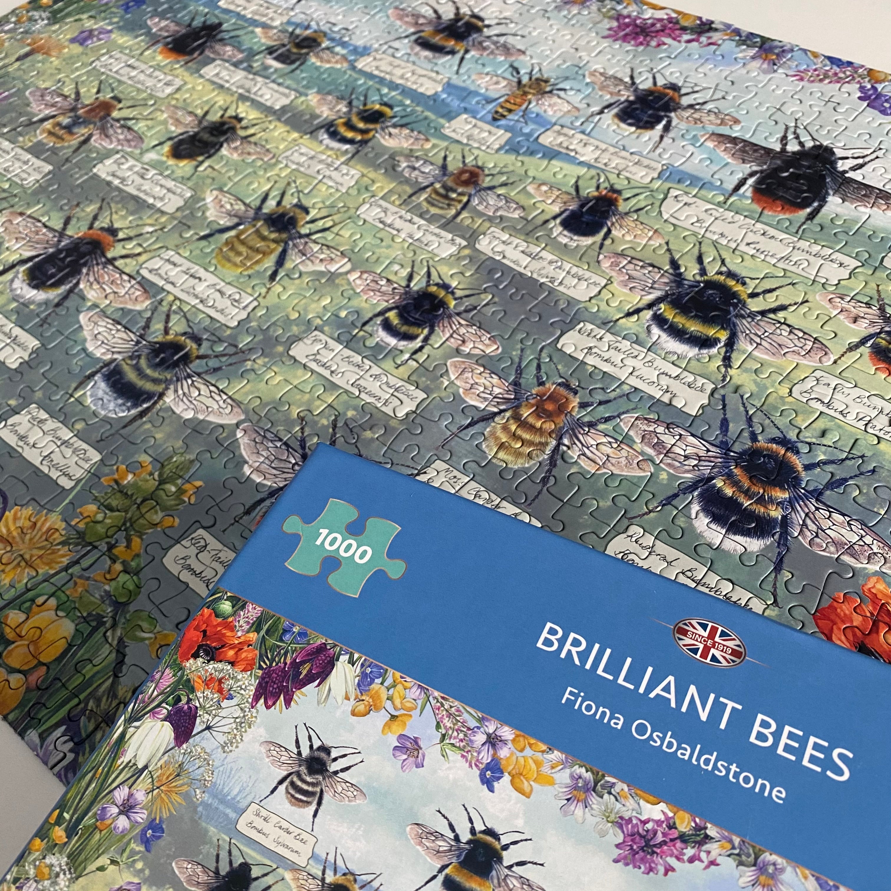 Brilliant Bees - 1000 piece jigsaw
