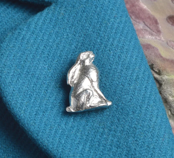 Hare Pin Brooch