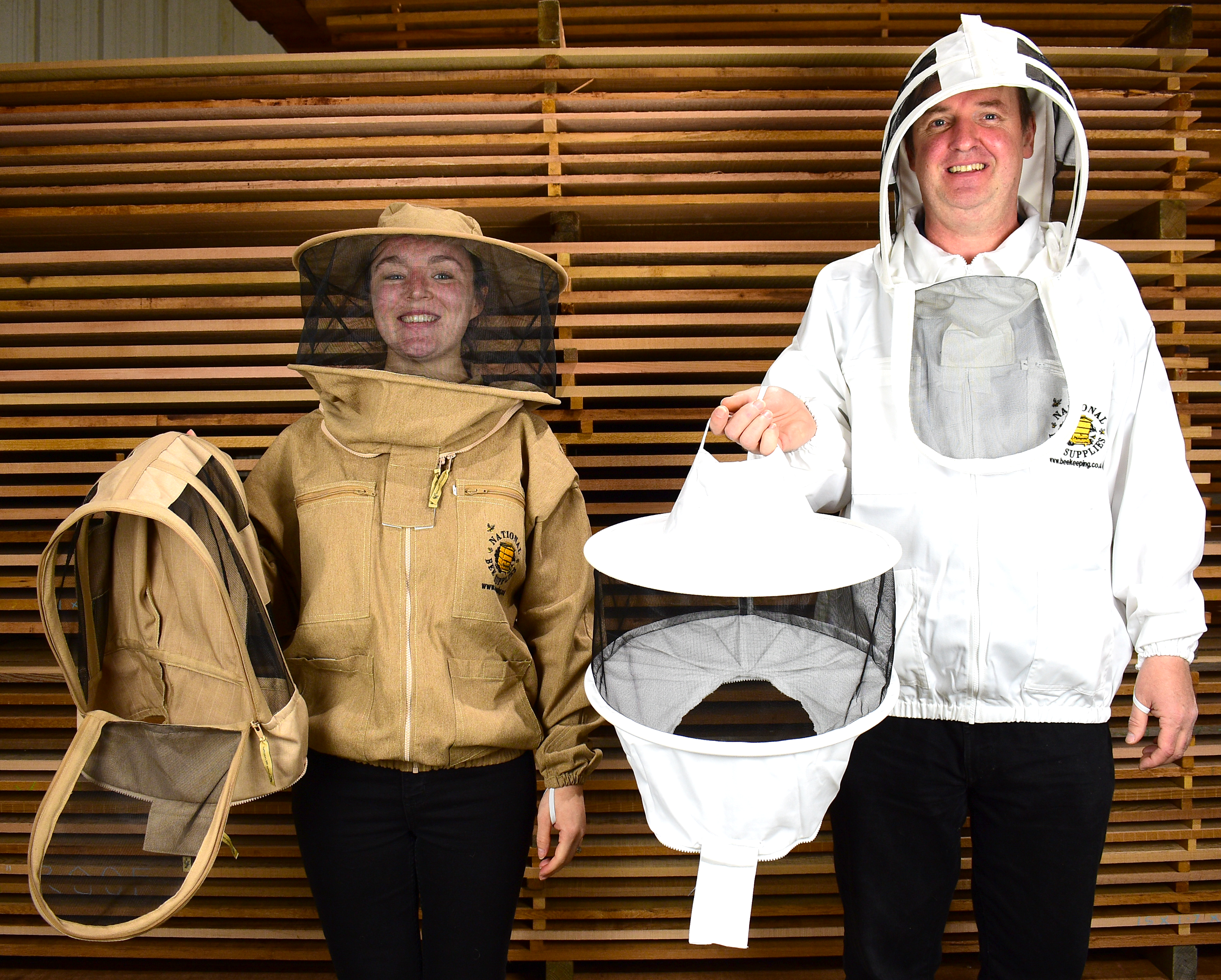 Beekeeping Jacket with Duo Hoods - FRONT OPEN Fencing & Round