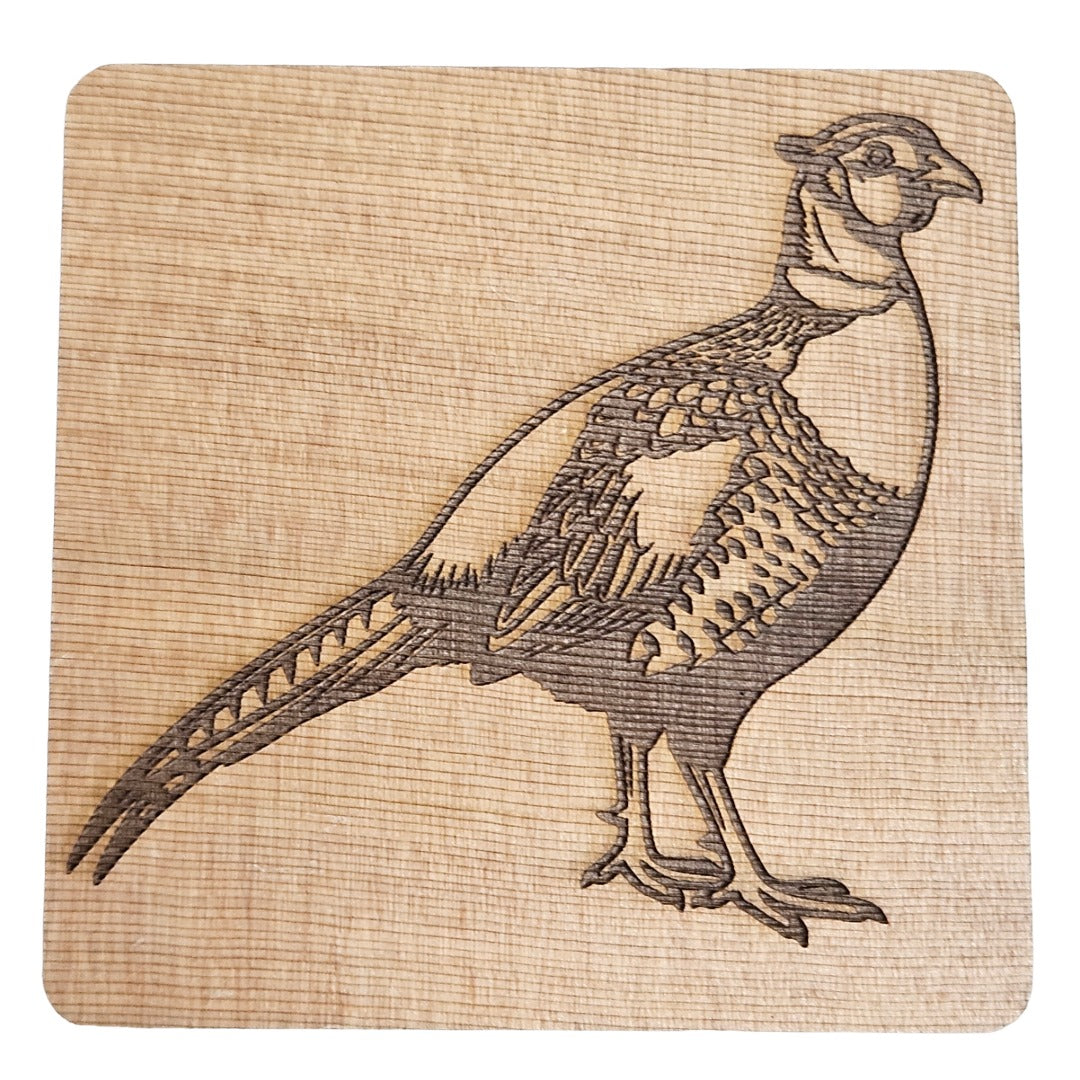 Cedar Square Coaster - Pheasant