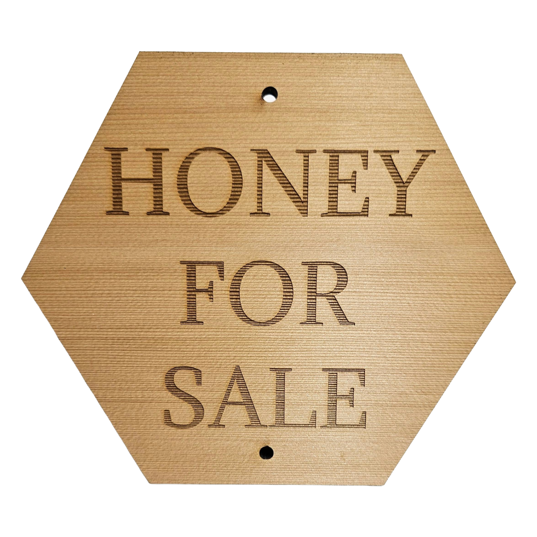 Cedar Honey For Sale Sign