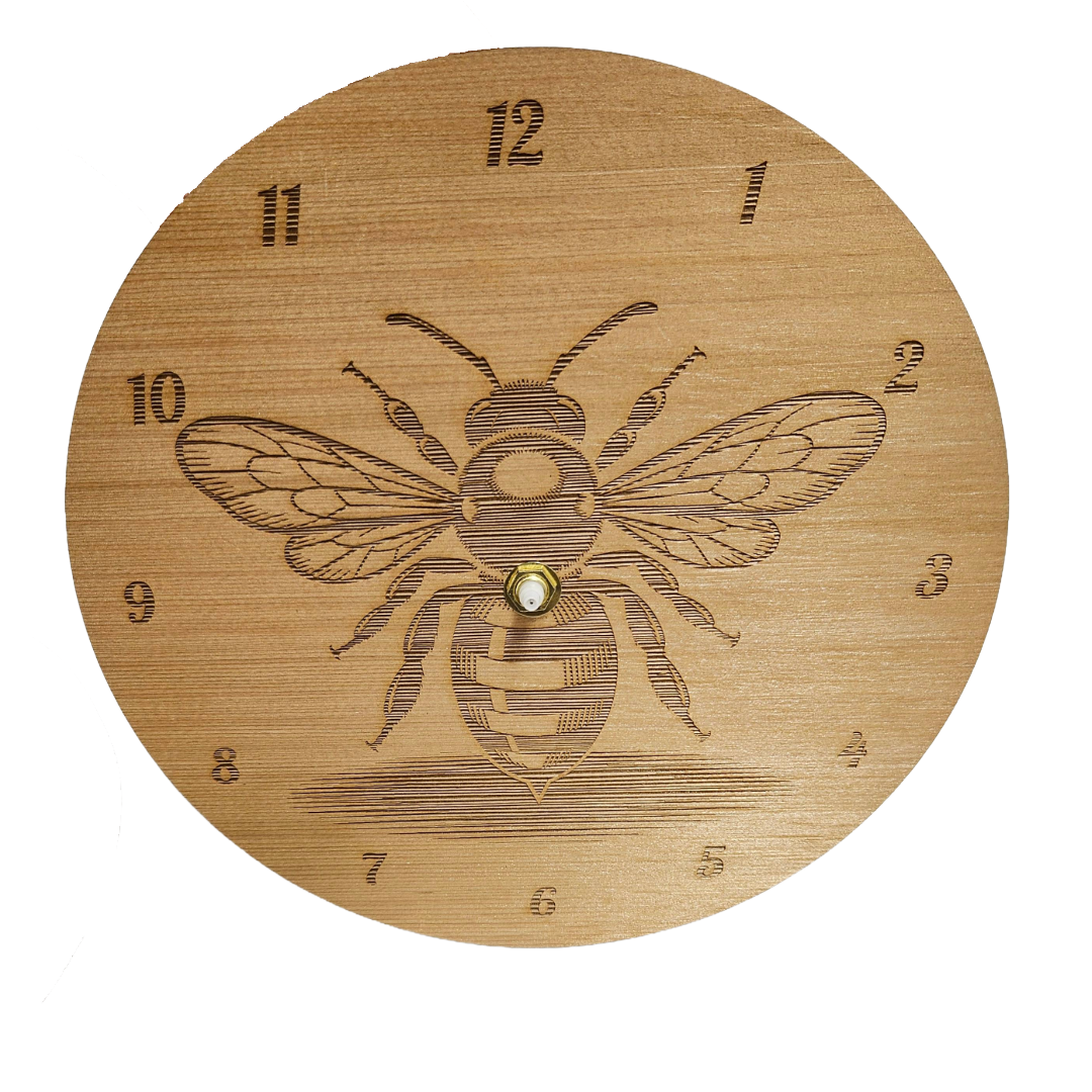 Cedar Wall Clock