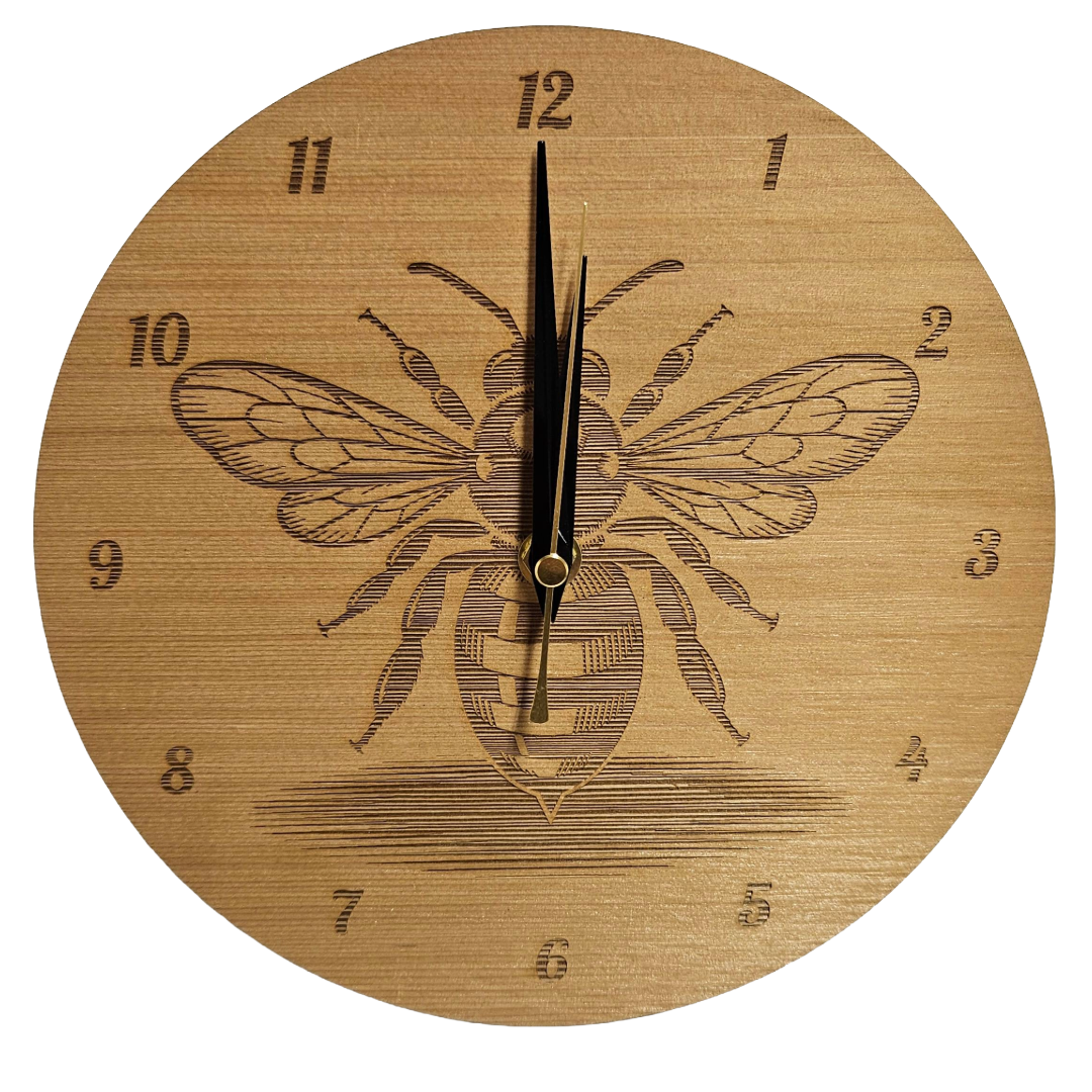 Cedar Wall Clock