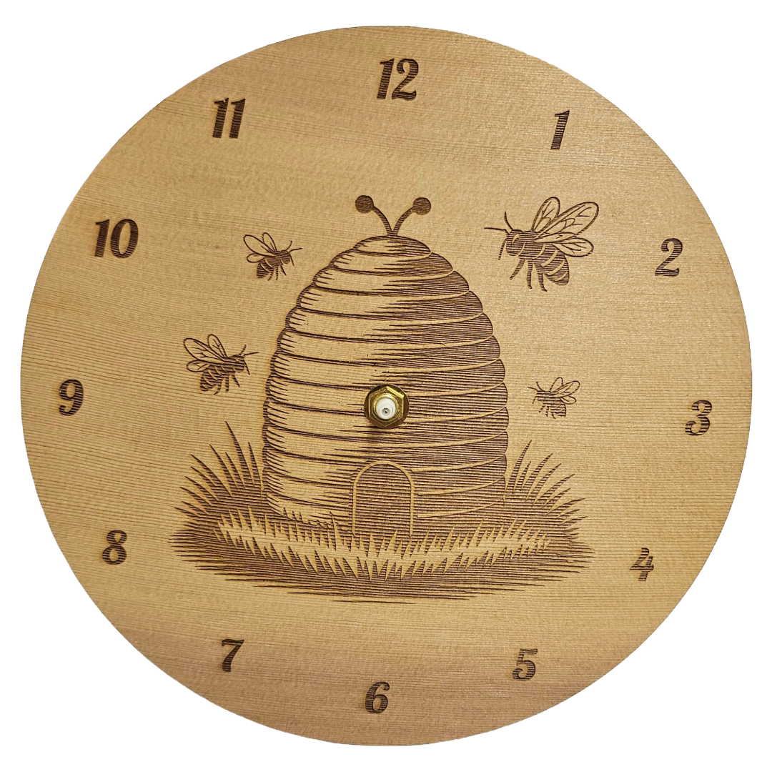 Cedar Wall Clock