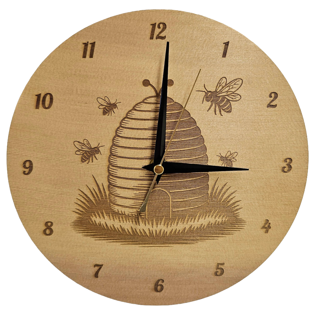 Cedar Wall Clock