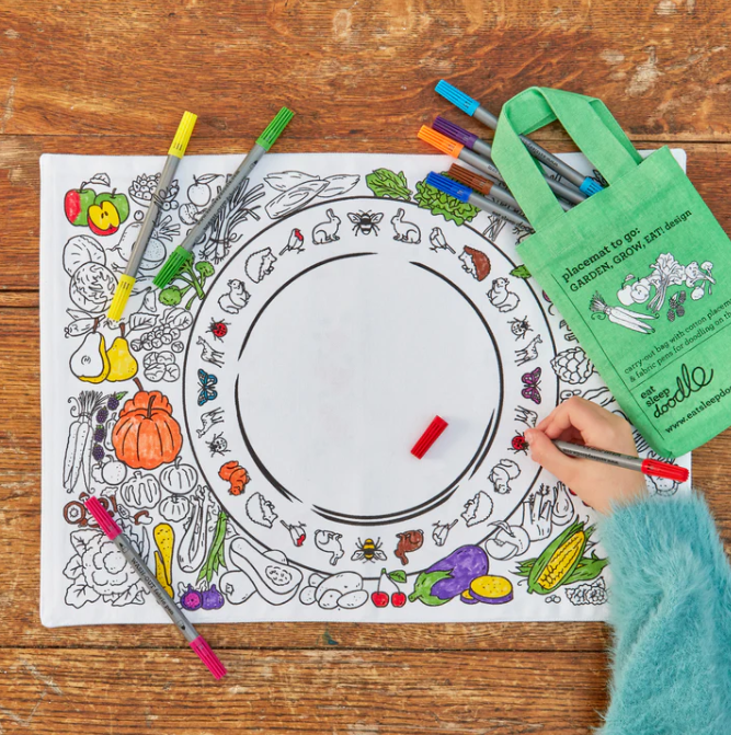 Garden Grow Eat! Colour In Placemat to go
