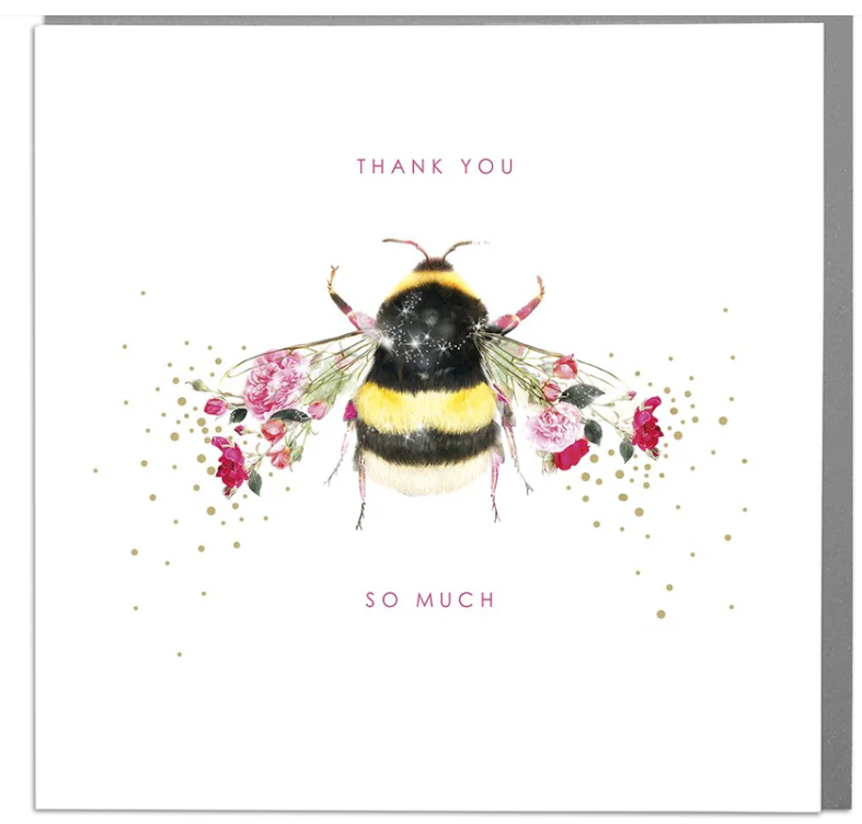 Bee Thank you card
