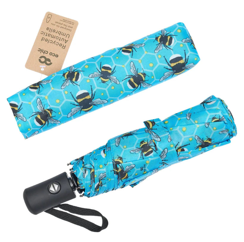 Folding Automatic Umbrella -  Bumble Bees