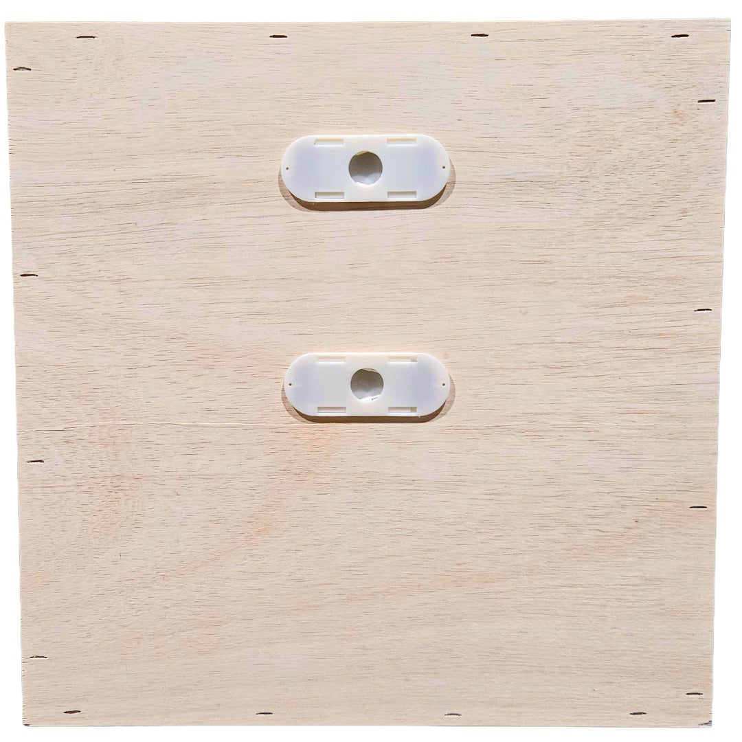 Cover Board for National & Commercial Hives with 2 Removable Porter Bee Escapes