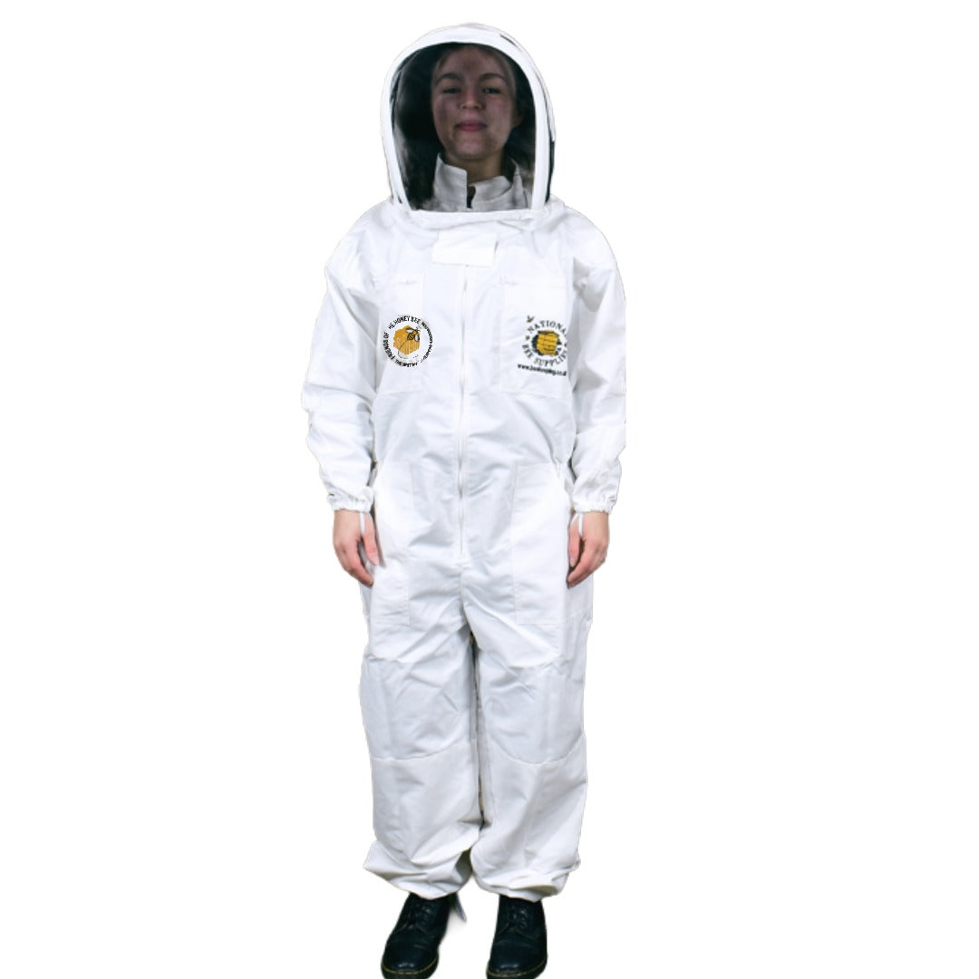 Beekeepers Suit with Fencing Hood -  BBKA LOGO