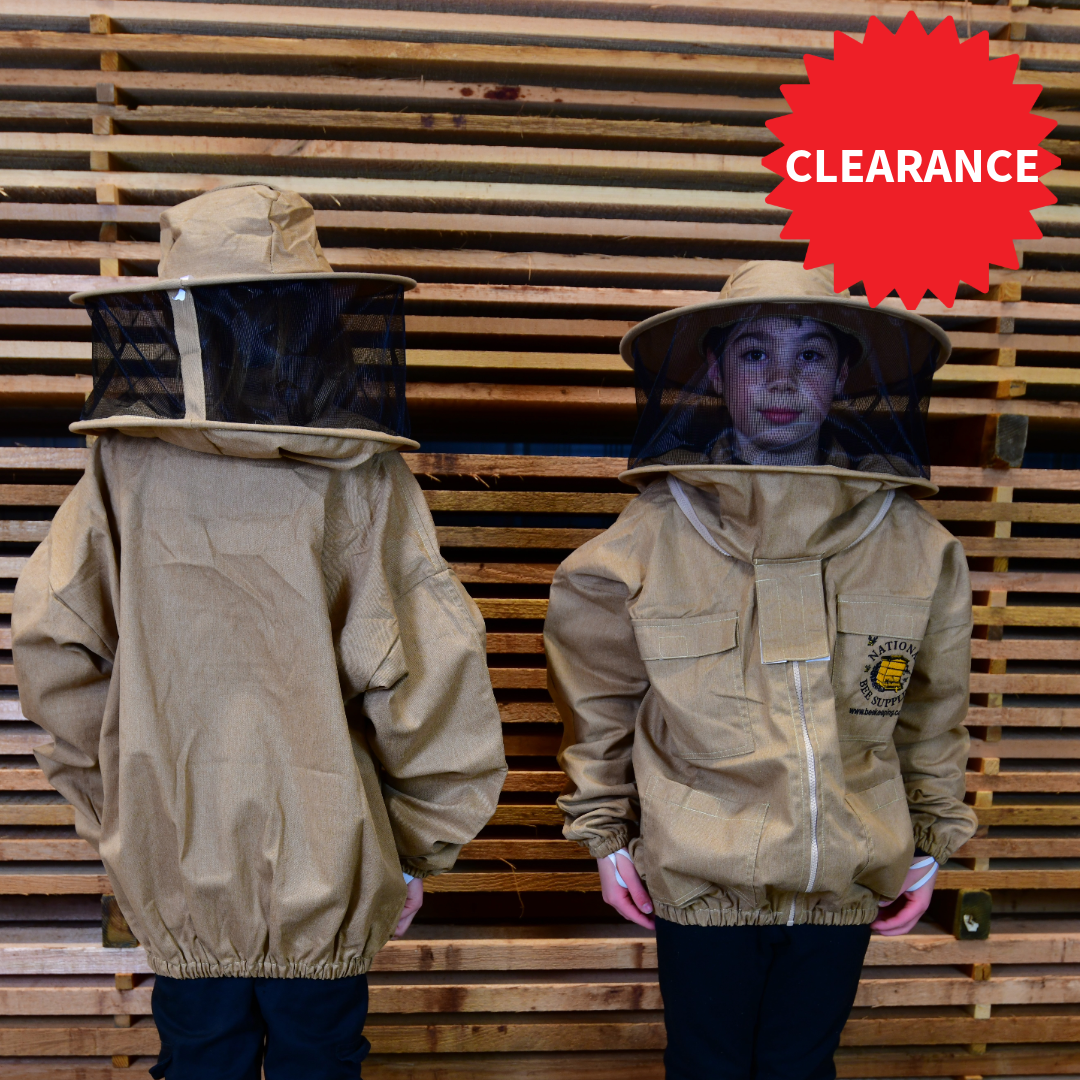 Childrens Jacket with Round Hood Beige