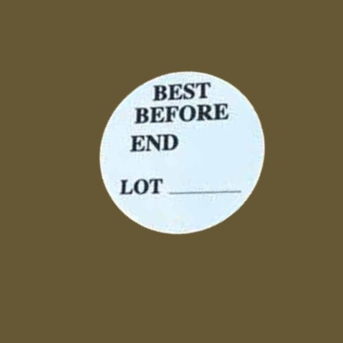 Pre Printed Best Before Label (100)