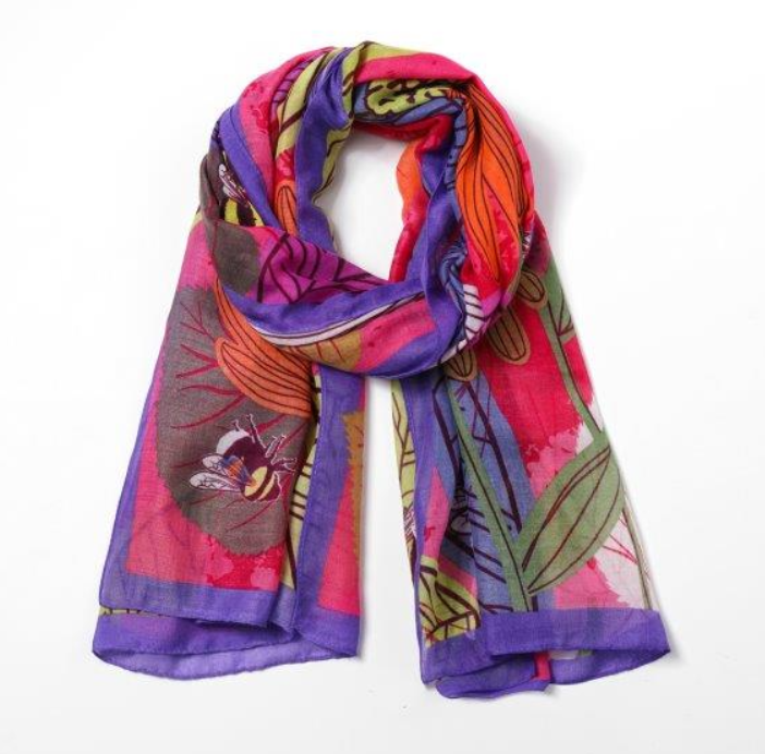 Busy Bee Scarf -   Made from Recycled Bottles