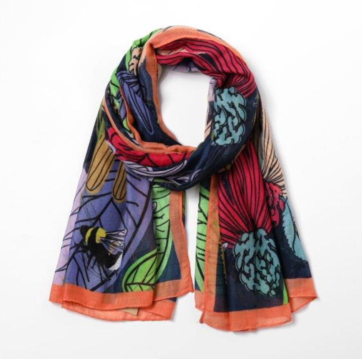 Busy Bee Scarf -   Made from Recycled Bottles