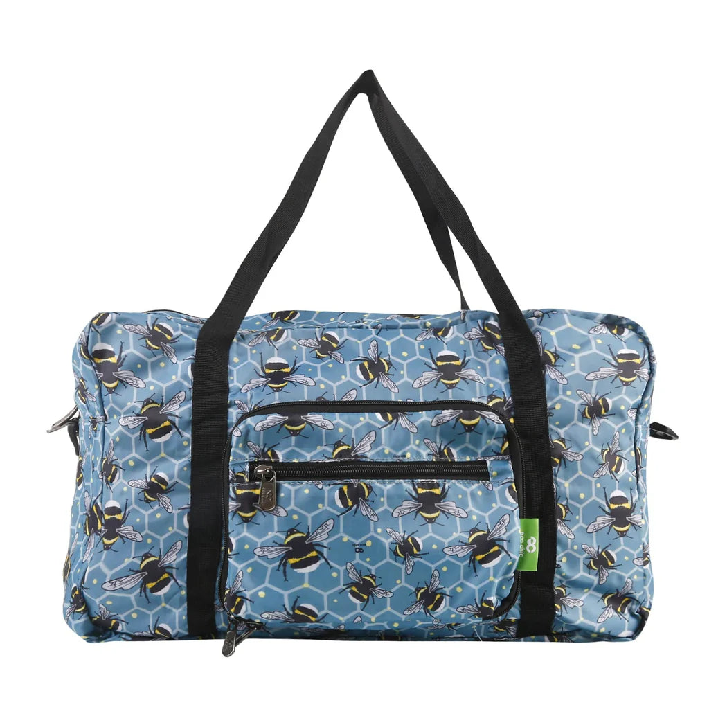 Foldable Bum Bag | Grey Bee Print | National Bee Supplies
