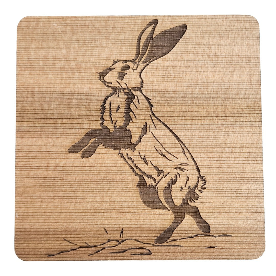 Cedar Square Coaster - Hare