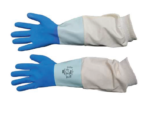 Latex Gloves with Gauntlet