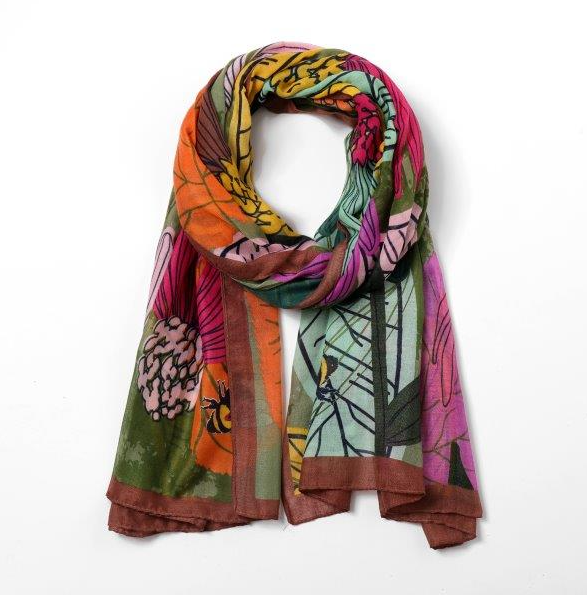 Busy Bee Scarf -   Made from Recycled Bottles