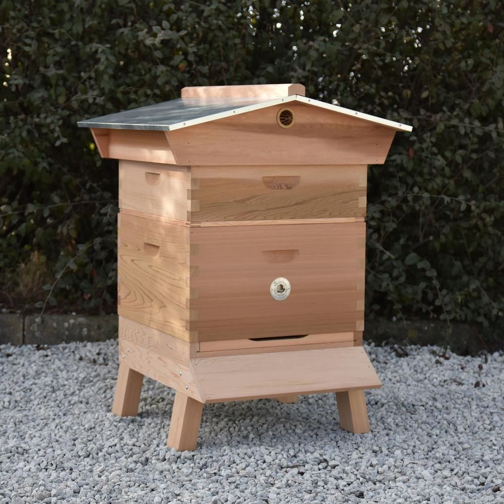 Commercial Complete Hive with Gabled Roof - 1x Super